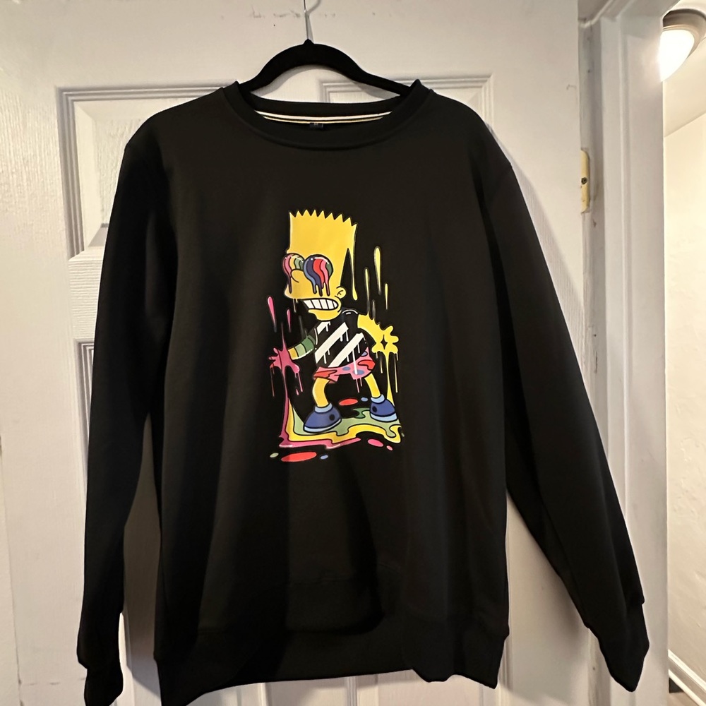 Simpsons Bart sweat suit matching set medium brand new!